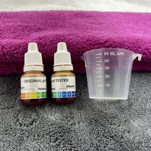 bioway 2pH Drop Testing Alkaline level WaterTesting pH Color Chart ph Kit Litmus liquid Ph Test Strip