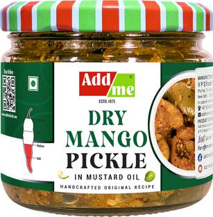 Add me Dry Mango Pickle, sukha aam ka achar 150gm Glass jar Mango Pickle
