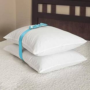 GUNVAR INDIA PRIVATE LIMITED Polyester Fibre Sleeping Pillow Pack of 2 Solid LUXURY
