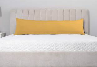 THE WOOD WHITE INDIA Pillow for Sleeping. 18 x 54 inch, Long Pillow, Pregnancy Pillow. Microfibre Solid Body Pillow Pack of 1