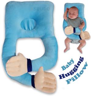 Pseudo Pillow Cotton Solid Baby Pillow Pack of 1