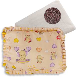 Pseudo NA Mustard Seeds Animals Baby Pillow Pack of 1