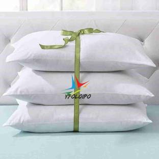 YPOLOIPO Polyester Fibre Solid Sleeping Pillow Pack of 3