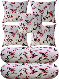 Changers Microfibre Floral Bolster Pack of 7