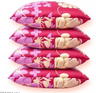 GUNVAR INDIA PRIVATE LIMITED LUXURY Polyester Fibre Solid Sleeping Pillow Pack of 4