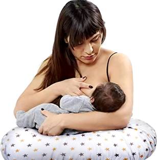 AKXUCART Breast feeding Pillow, Removable cover with Zip, Buckle Adjust,MomsGift Breastfeeding Pillow
