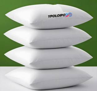 LIPONOS LUXURY Polyester Fibre Abstract Sleeping Pillow Pack of 4