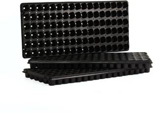 HALSEY Germination Trays for Seedling, Nursery Trays for Plants, 102 holes Cavity Tray Plant Container Set
