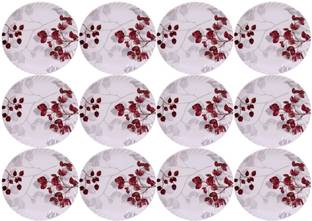 Feast CREZY ROUND MODEL (301) 7 INCH HALF DINNER PLATE SET 12 PCS OF MELAMINE Dinner Plate