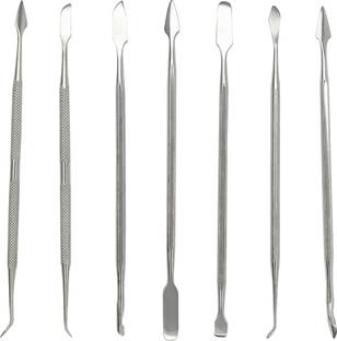 स्कॉर्पियन 7 Pc Wax Carver/Probes Stainless Steel In Pouch सरक्लिप प्लायर
