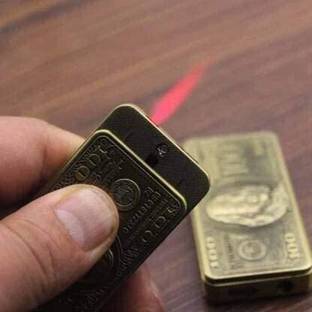 come fast 100 Dollar Design Cigarette Jet Flame Lighter FIRST QUALITY STAR MAGIC Pocket Lighter