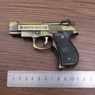 Ala Flame Plastic Body M92G COB Bretta Pocket Lighter | Windproof Lighter | Red Jet Flame Lighter | Reffilable Pocket Lighter