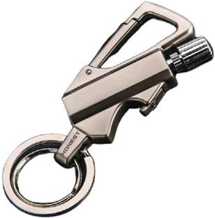 ERetailMart Permanent Match Lighter Striker Waterproof Outdoor Survival Tool Keychain Flint Fire Starter Camping Survival Gear Pocket Lighter