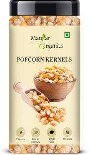 ManHar Organics Popcorn Kernels| Makka |Classic Butterfly Corn Kernels| Jar, 200gm Popcorn Kernels Popcorn
