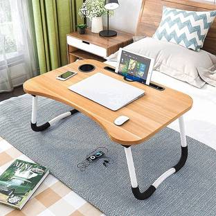 DND NX Multi-Purpose Laptop Desk for Study and Reading with Fold able Non-Slip Legs Wood Portable Laptop Table