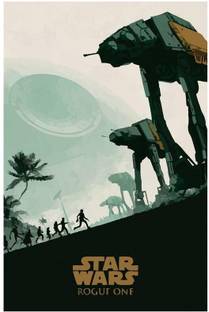 Star Wars Rogue One Poster | Movie Posters For Room Paper Print