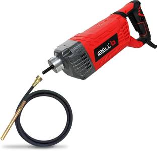 iBELL IBL CV35-48 Electric Concrete Vibrator, 1800W Motor, 4000 RPM, 230V, 2M Shaft, CV 35-48 Pistol G...
