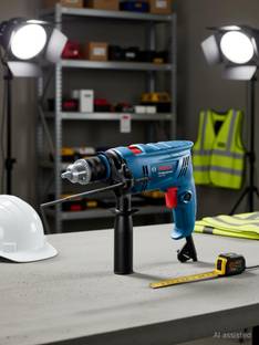 BOSCH GSB600 Corded Electric Impact 13mm, 600W, 3000rpm, Variable Speed, Forward/Reverse Rotation, In ...