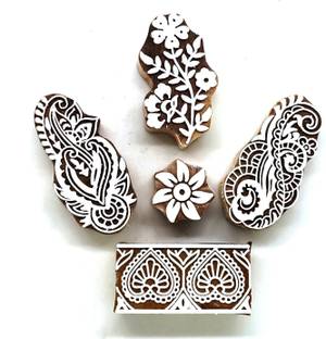 Reniq 2.0-DDD Wooden Printing Block Stamps Hand Carved Printing Blocks Printing Blocks