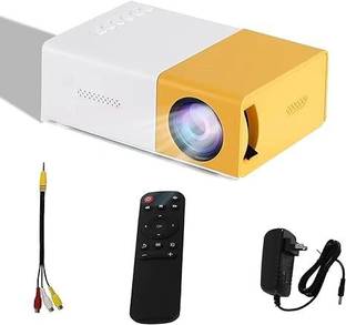 Seashot Smart Projector, Portable LED Mini Projector, 24-60 inches Home Theater (1800 lm / Wireless / Remote Controller) Projector