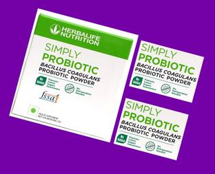 Herbalife Nutrition SIMPLY PROBIOTIC - 1 gms * 30 SACHETS Plant-Based Protein