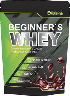 iso scoop nutrition Beginner's Whey Chocolate 1 kg Whey Protein Whey Protein
