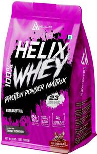 HELIXLABZ WHEY PROTEIN POWDER MATRIX- 2Lbs (900gm) Rich Chocolate Whey Protein