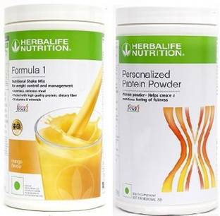 HERBALIFE Weight Loss Combo Pack Formula 1 + Personalized Protein Powder 400 Plant-Based Protein