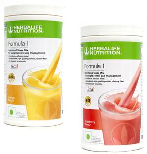 HERBALIFE Formula 1 Protein Shake Mango +Strawberry Plant-Based Protein