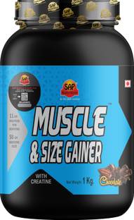 SAP Nutrition Muscle & Size Gainer | Chocolate Flavor 1kg Weight Gainers/Mass Gainers