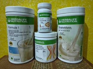 Herbalife Nutrition FORMULA 1 KULFI SHAKE SHAKEMATE PROTEIN POWDER 200GM AFRESH CINNAMON Protein Bars