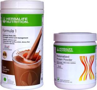 HERBALIFE Personalized Protein Powder 200 Gram With Formula 1 Shake - Chocolate Flavor Plant-Based Protein