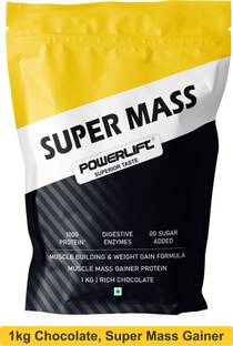 POWERLIFT Super Mass High Protein with Vitamin and Minerals Weight Gainers/Mass Gainers