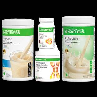 Herbalife Nutrition F-1 SHAKE MIX-KULFI,PROTEIN POWDER 200G,SHAKEMATE AND ELAICHI Protein Shake