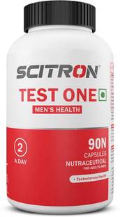 Scitron TEST ONE Testosterone Supplement for Men | 90-Capsule