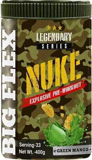 Bigflex Prime Pre Workout Green Mango Flavour (400 Gm) Creatine