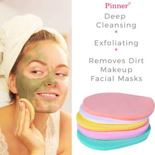 PINNER PVA Puff Sponge Natural Reusable Soft Cleansing Sponge