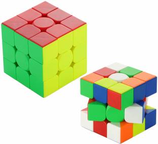 Aditi Toys Premium Cubestar 3x3 Cube, Puzzle Game, Classic Colors, Age - 3+ Years