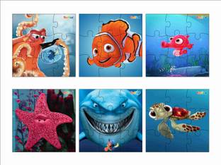Todfod Wooden Jigsaw Puzzles Finding Nemo Anime Cartoon Character For Kids 54 Pieces