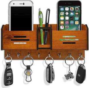 SQL mobile stand wood key holder Wood Key Holder