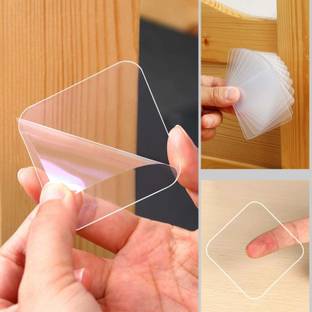 coolcold Double Sided Handheld Tape For Wall, Waterproof, Anti-Slip Sticker for Home and Kitchen Multipurpose (Pack-10) (Manual)