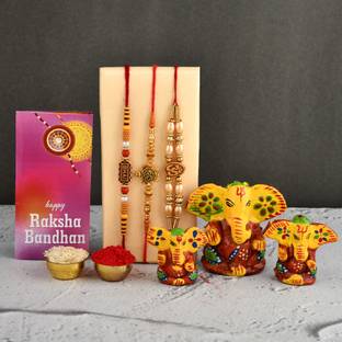 Great Art Bhaiya Bhabhi GA-3GNS-100-1 Pearl Showpiece  Set