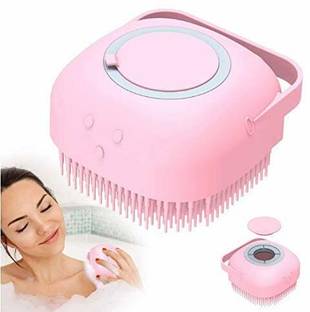 Playking Silicon Massage Bath Brush Hair Scalp & Bathing Brush For Cleaning Body