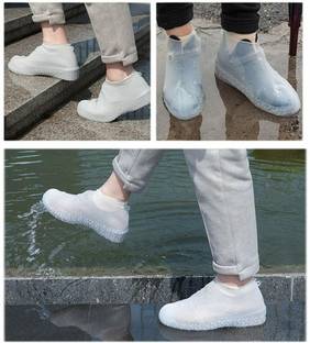 SeaRegal Non-Slip Resistant Silicon Waterproof Shoe Cover Silicone Multicolor Flat Shoe Cover, High Ankle Shoe Cover, Boots Shoe Cover, Toes Shoe Cover