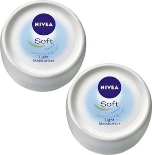 NIVEA Soft Light Moisturiser Pack of 2