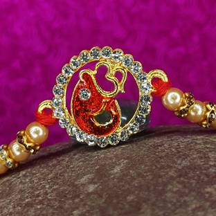 MAULI Designer Trendy_JM44_Z2873 Assorted Rakhi, Chawal Roli Pack  Set