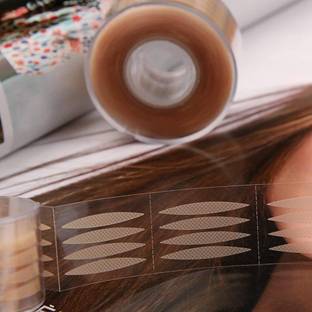 MJP TRADERS Invisible Eyelid tape double Side waterproof Sticker Strips (600Pcs)(Pack of 1)