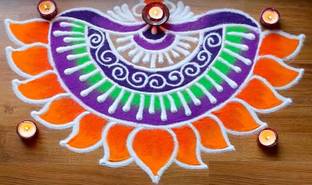 NIWANI Pack of 10 Rangoli Powder