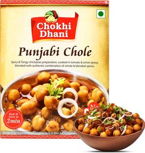 Chokhi Dhani by Chokhi Dhani Punjabi Chole | Amritsari Masala | Ready To Eat Meal in 2 Minutes (Pack of 1)