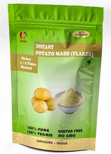 Seema by SEEMA Dried Potato Flakes Medium Spiced with Potato Slices PACK OF 5 0.1 kg